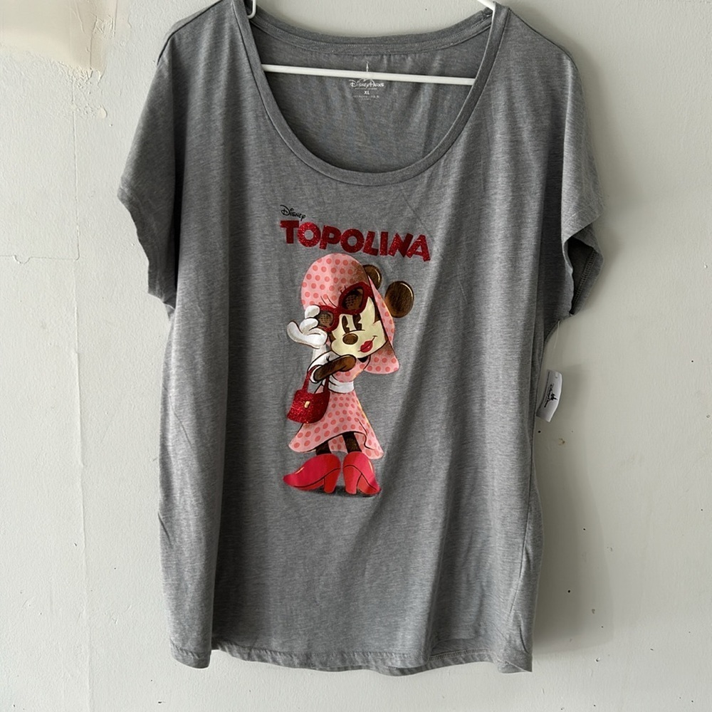 New disney parks epcot world showcase italy topolina minnie mouse shirt XL